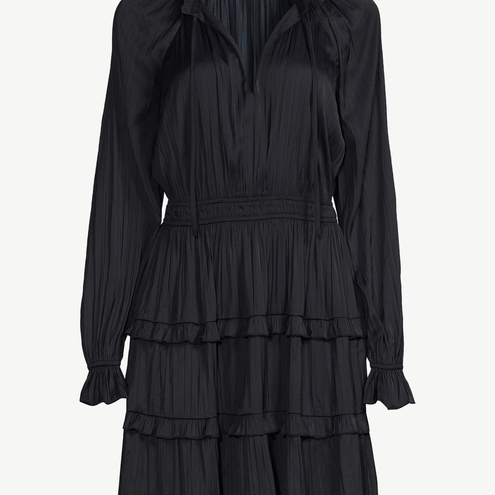 Black Ruffled Dress